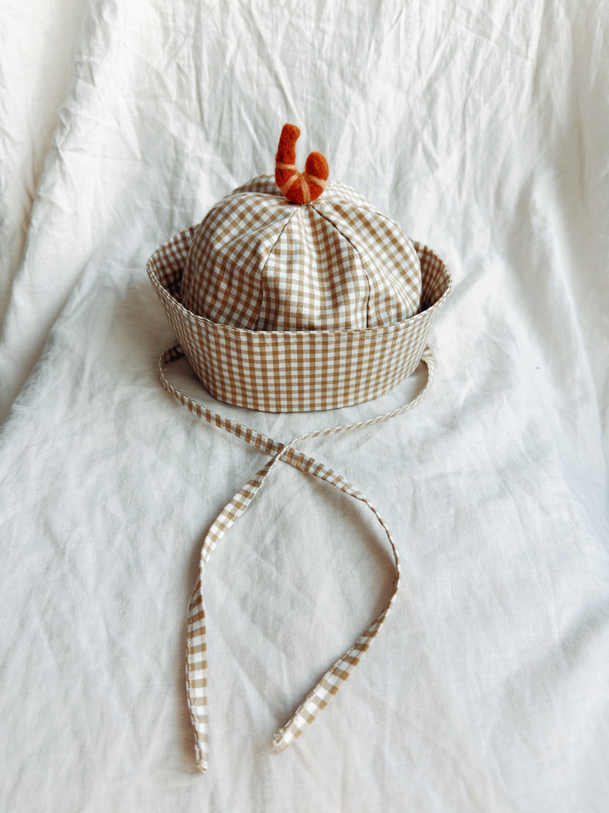Crevette en Vichy Sailor Hat