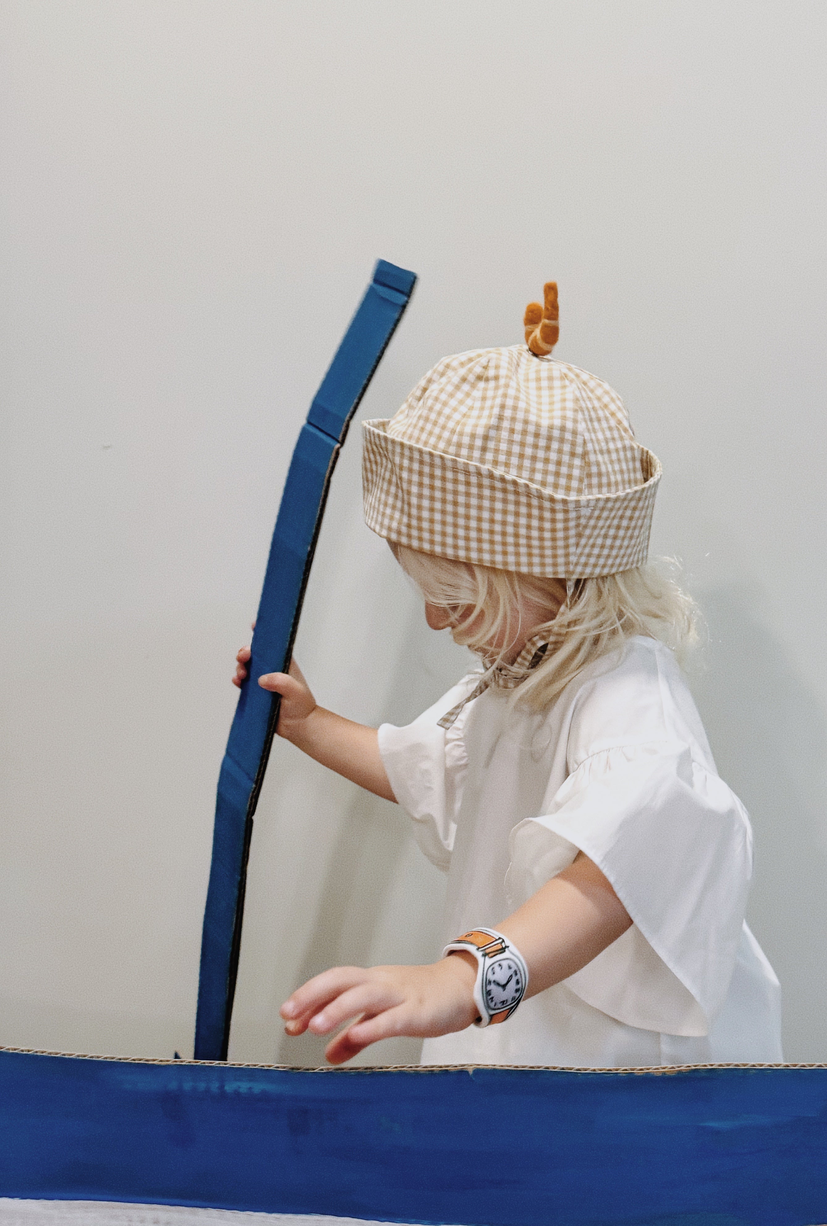 Crevette en Vichy Sailor Hat