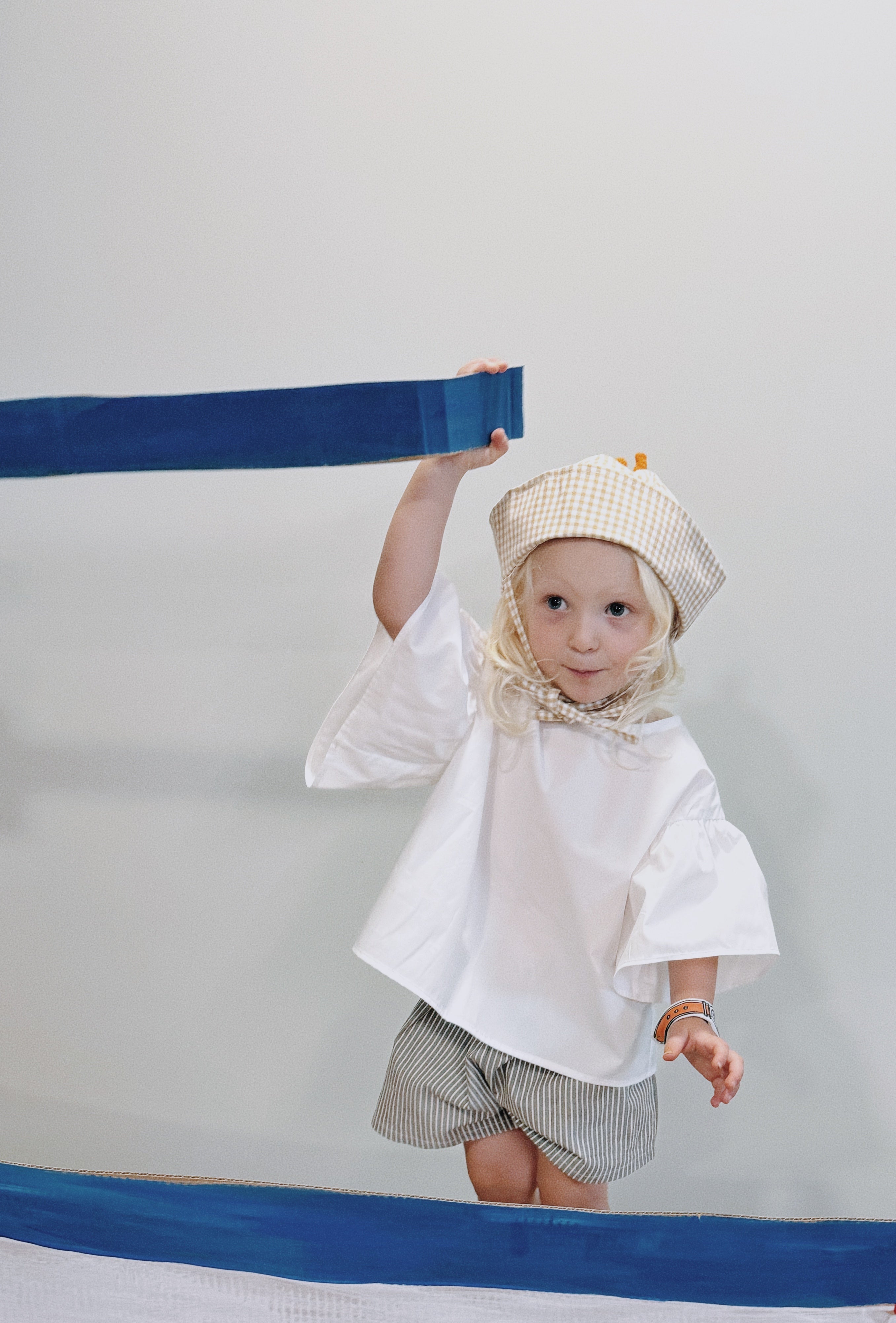 Crevette en Vichy Sailor Hat